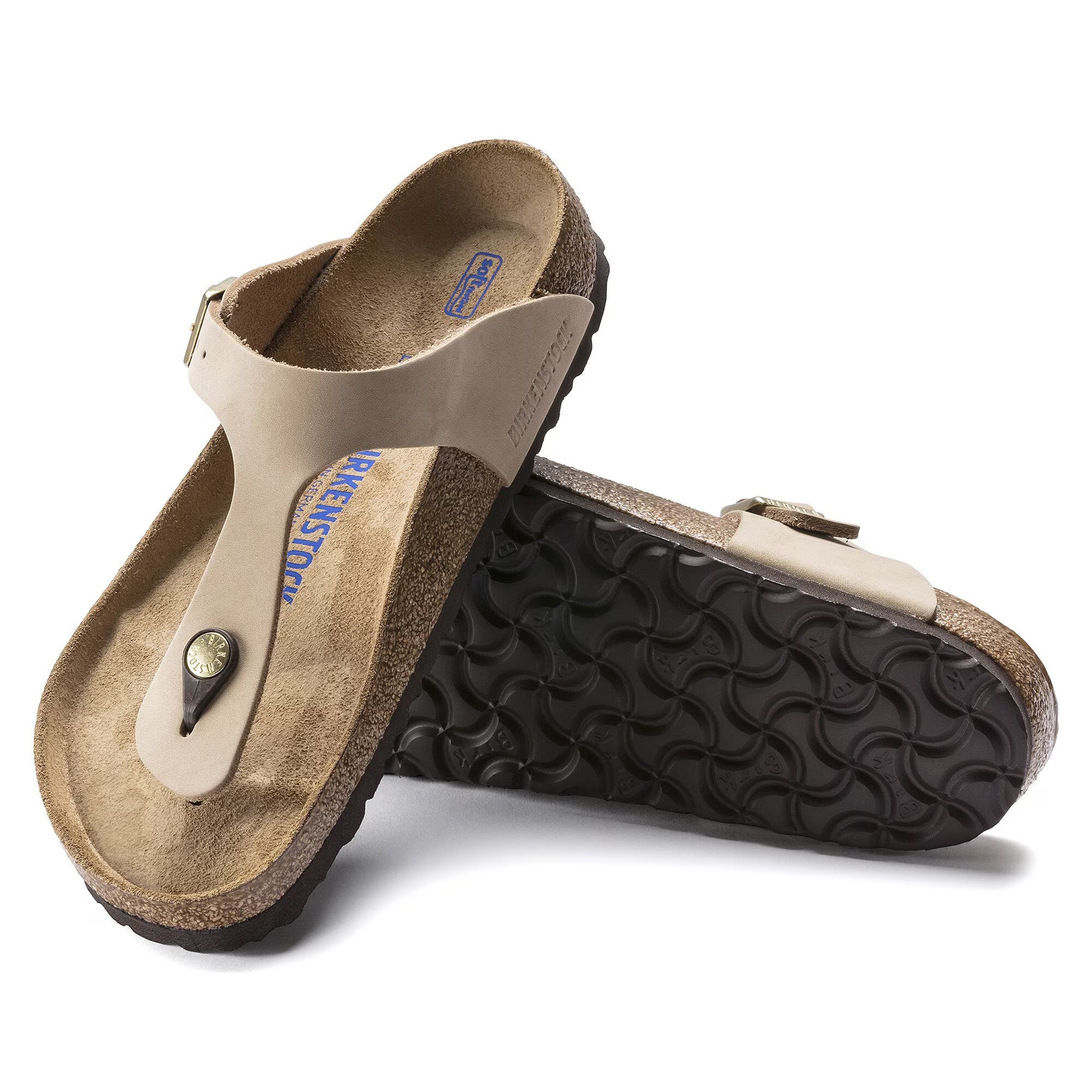 Gizeh Soft Footbed (Sandcastle Nubuck) front&sole