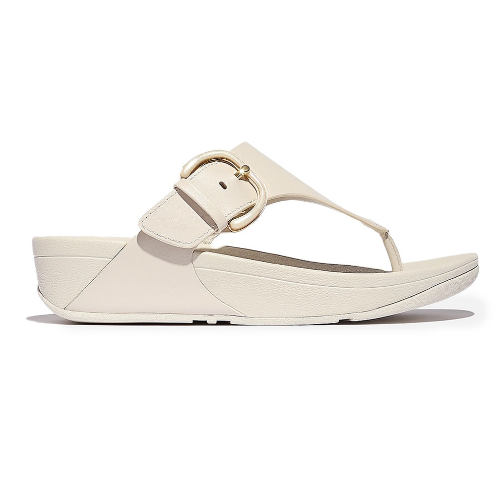 Lulu Resin Buckle Toe-Post (Paris Beige) side