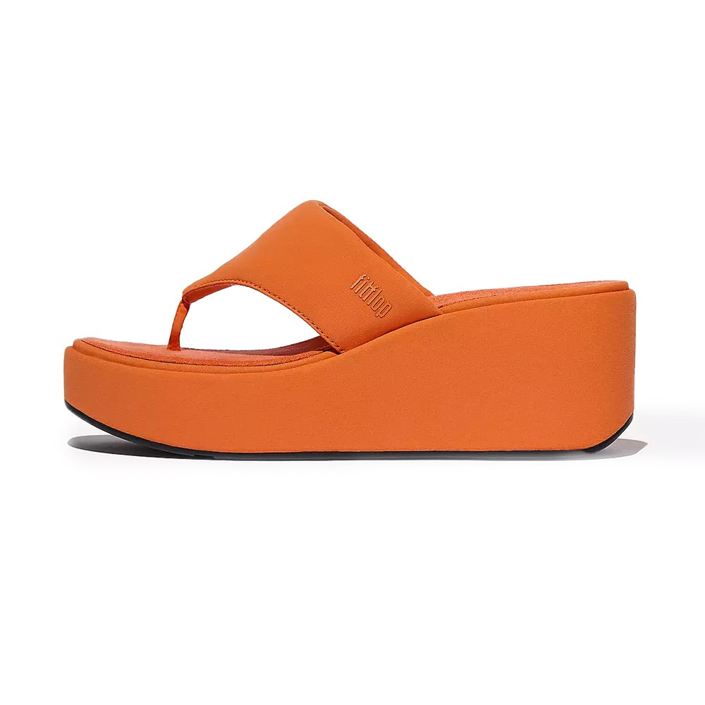 Platform Wedge Toe-Post Sandals (Satsuma) other side