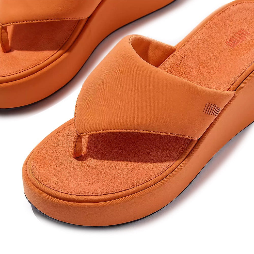 Platform Wedge Toe-Post Sandals (Satsuma) detail