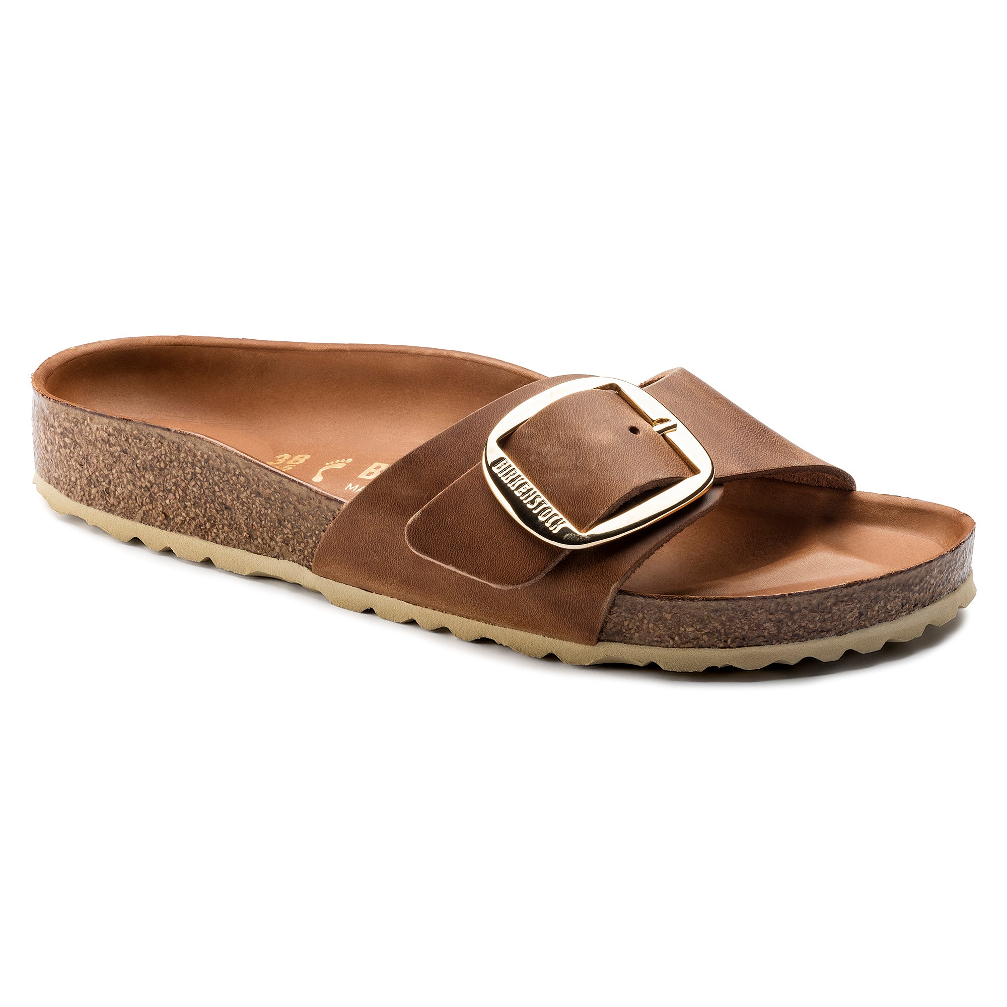 Birkenstock Big Buckle oiled leather sandal