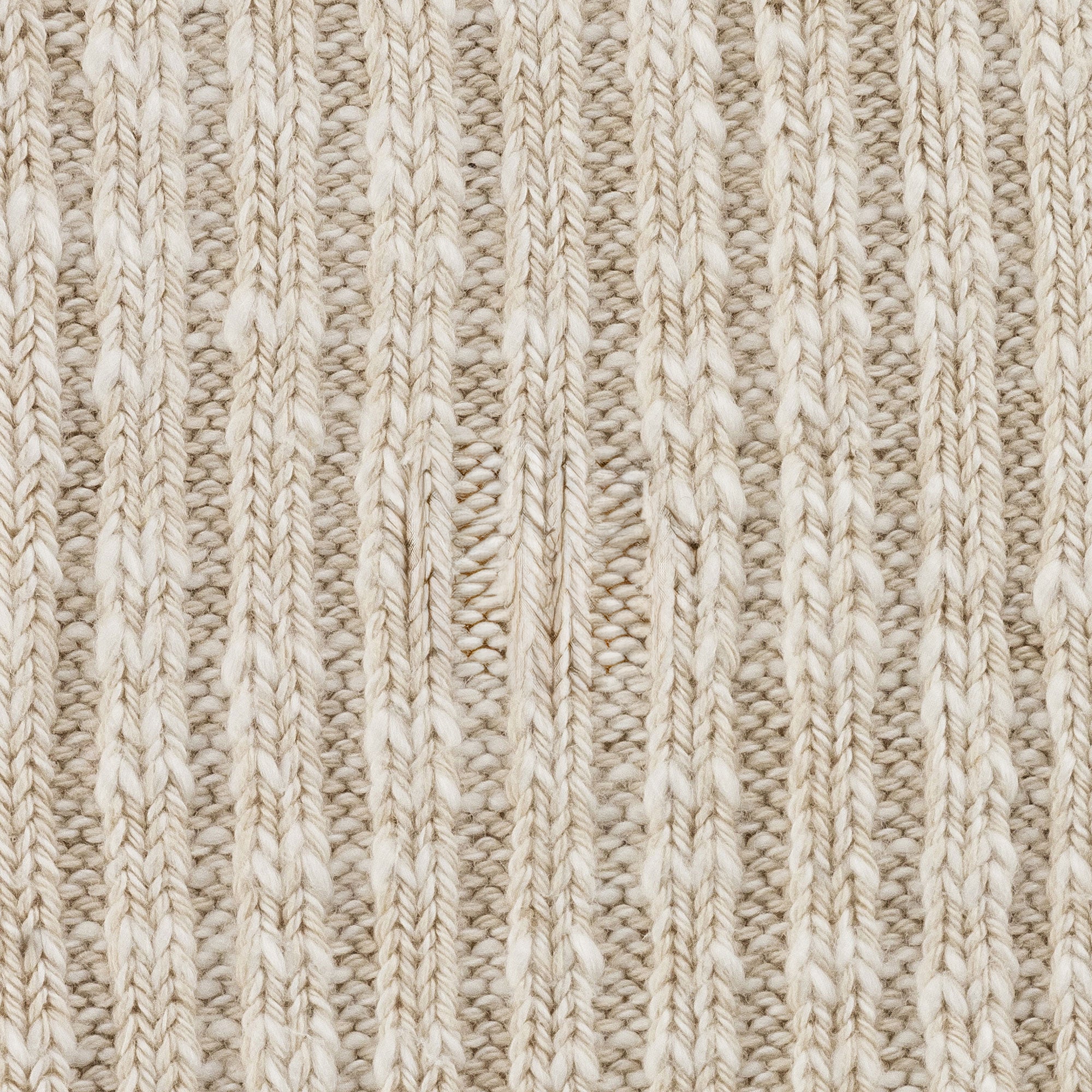 Beige Slub Sock