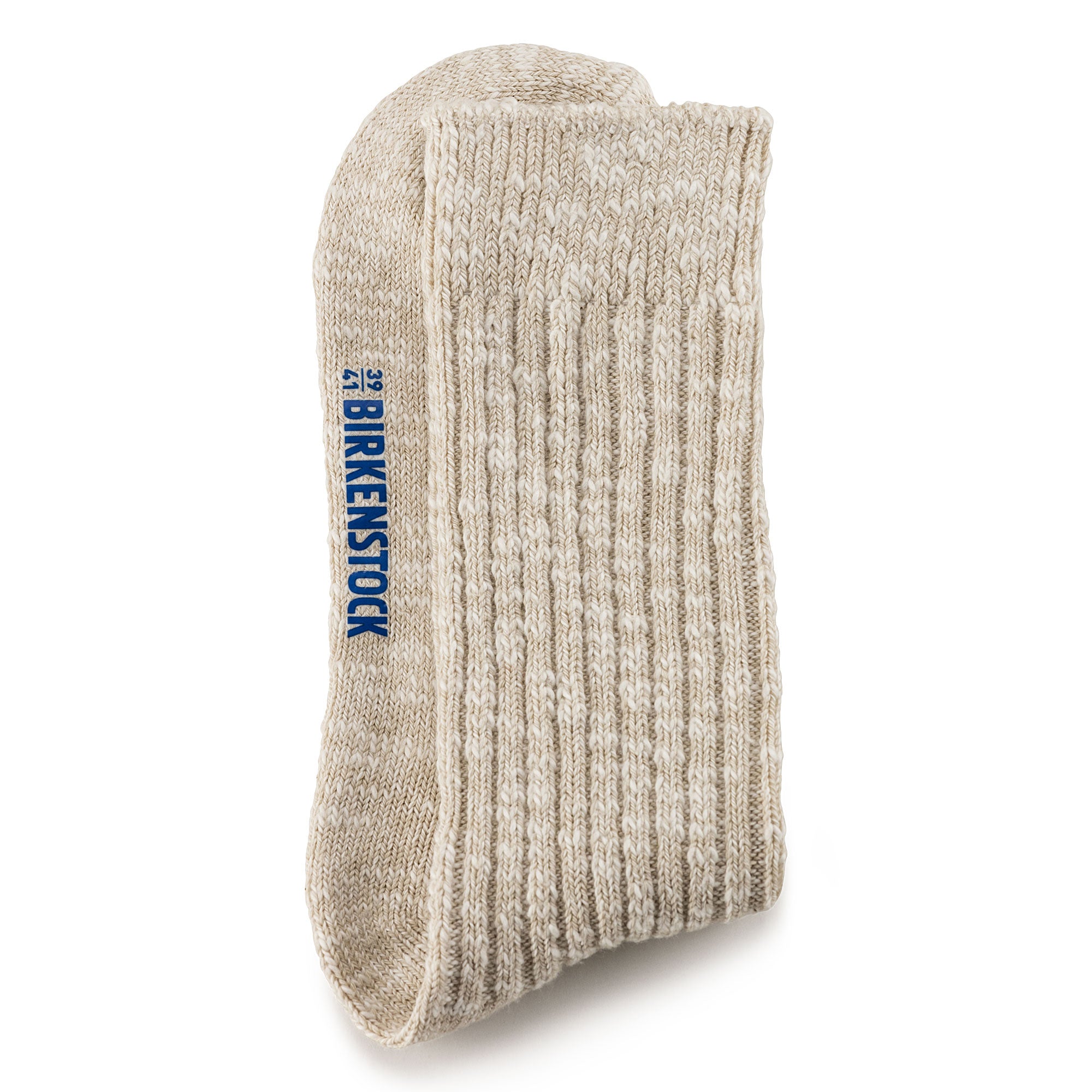 Beige Slub Sock