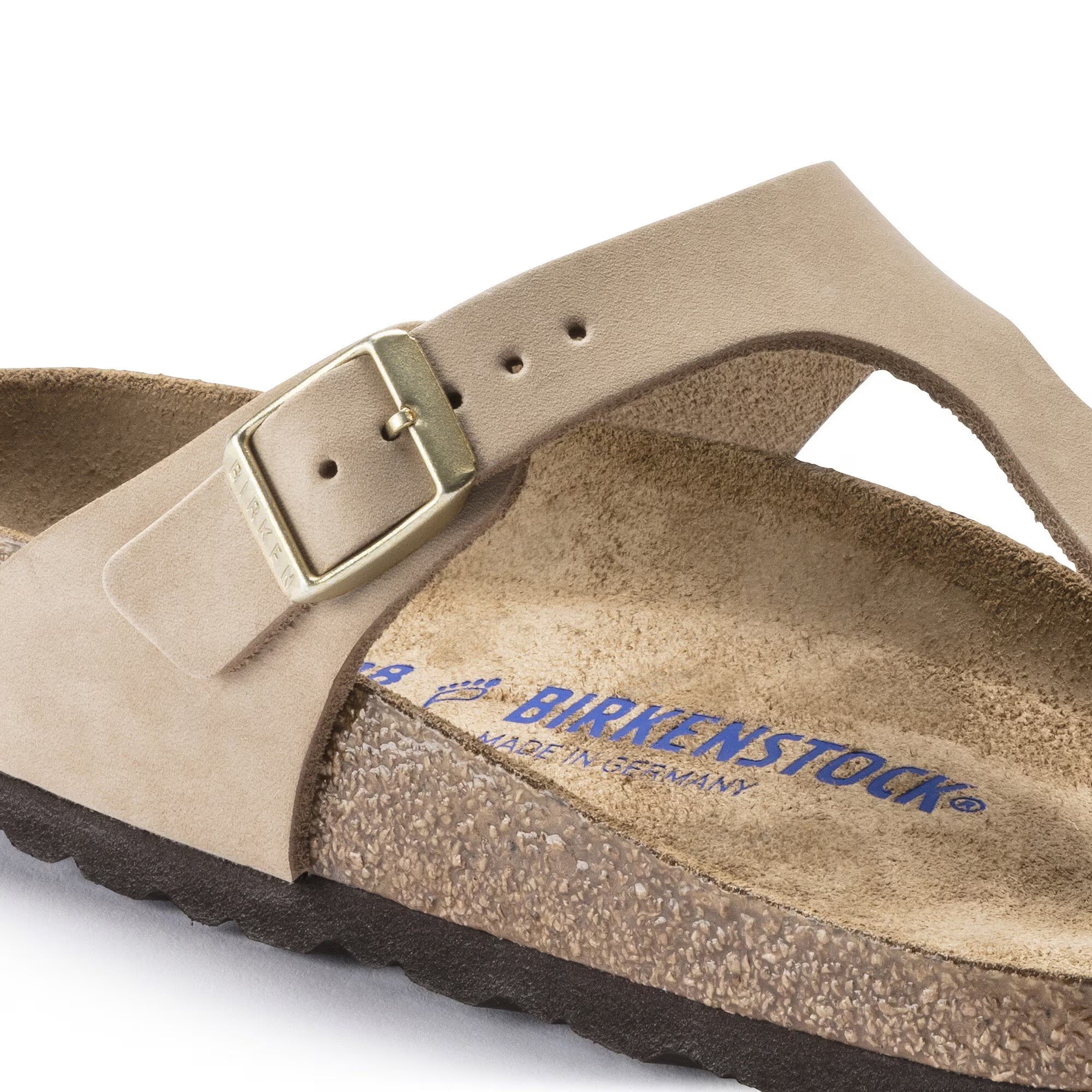 Gizeh Soft Footbed (Sandcastle Nubuck) detail
