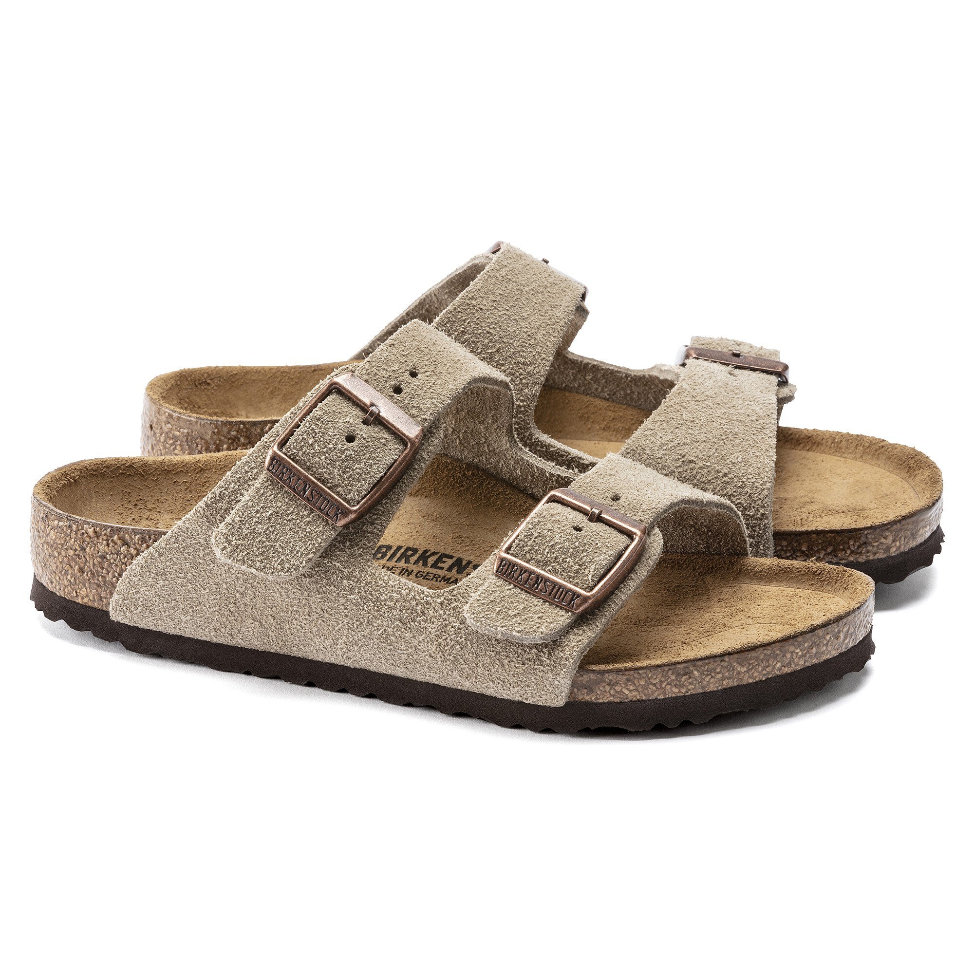 Kid's Arizona Taupe Suede