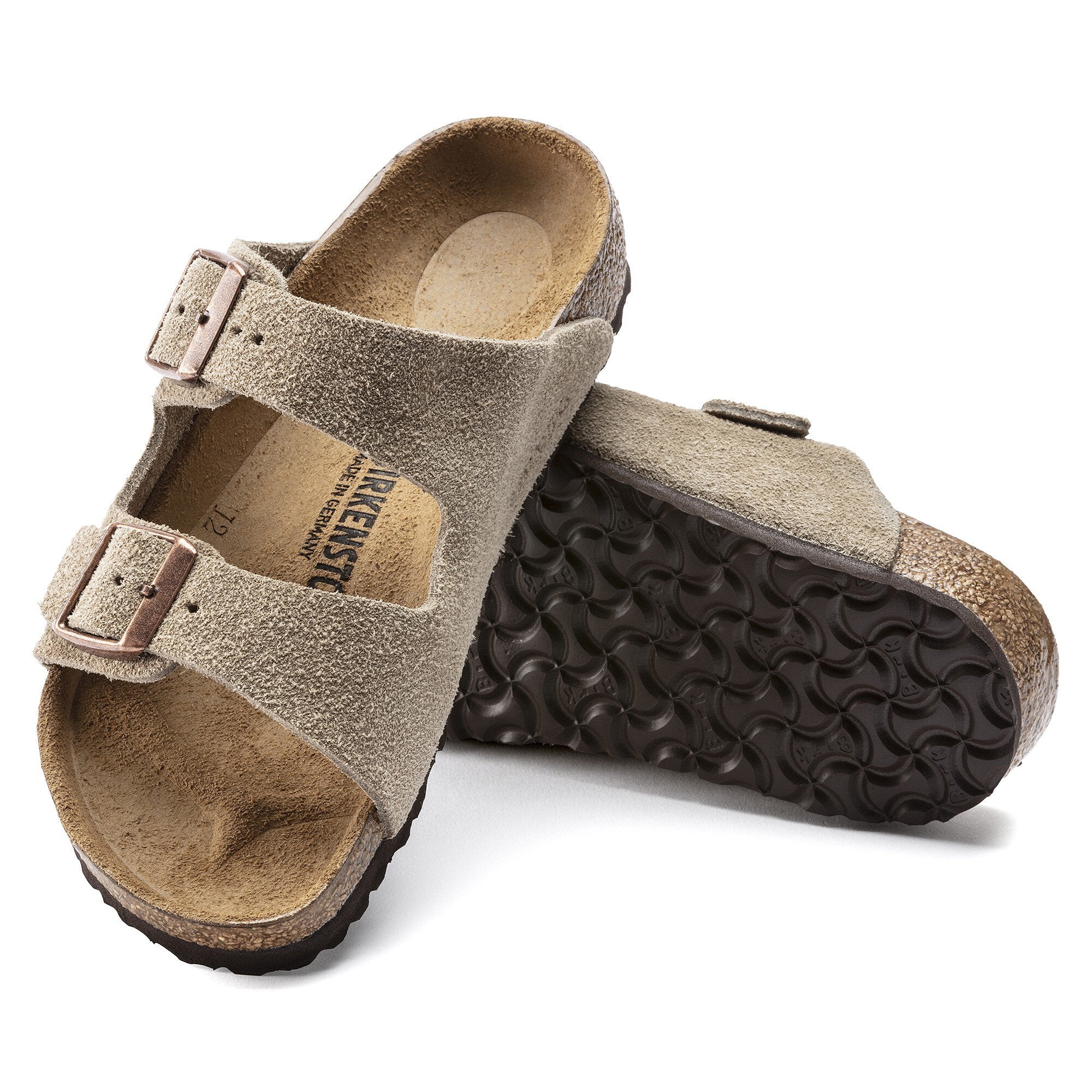 Kid's Arizona Taupe Suede