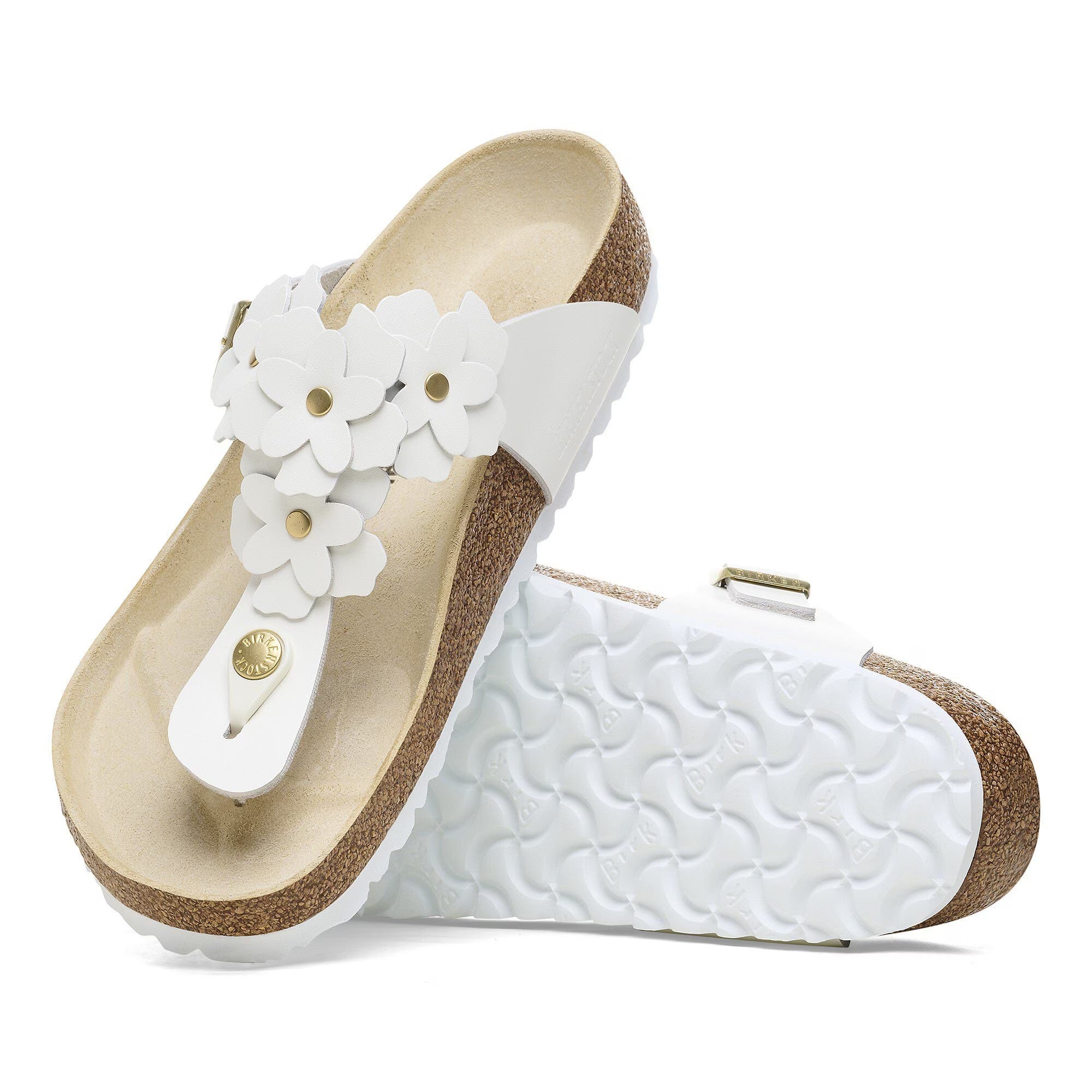Gizeh Flowers (White) front&sole