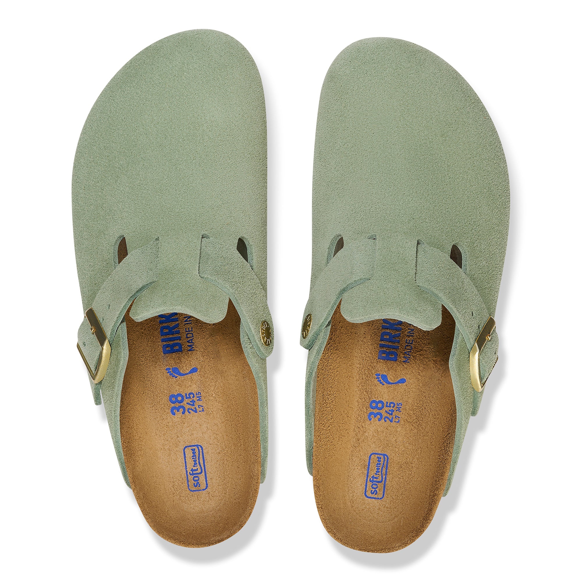 Boston Soft Footbed (Green Tea Suede)