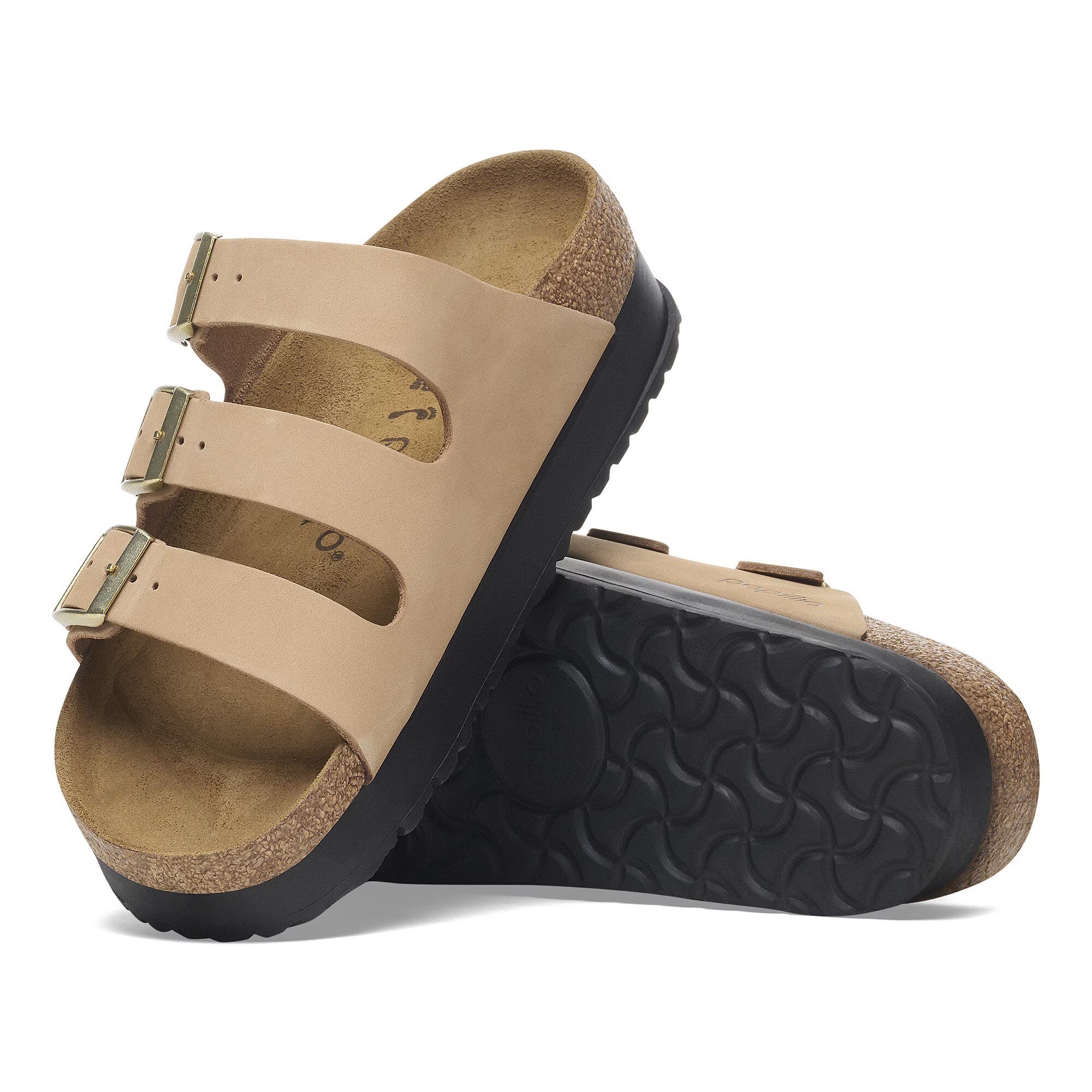 Florida III Platform	(Sandcastle Nubuck) sole