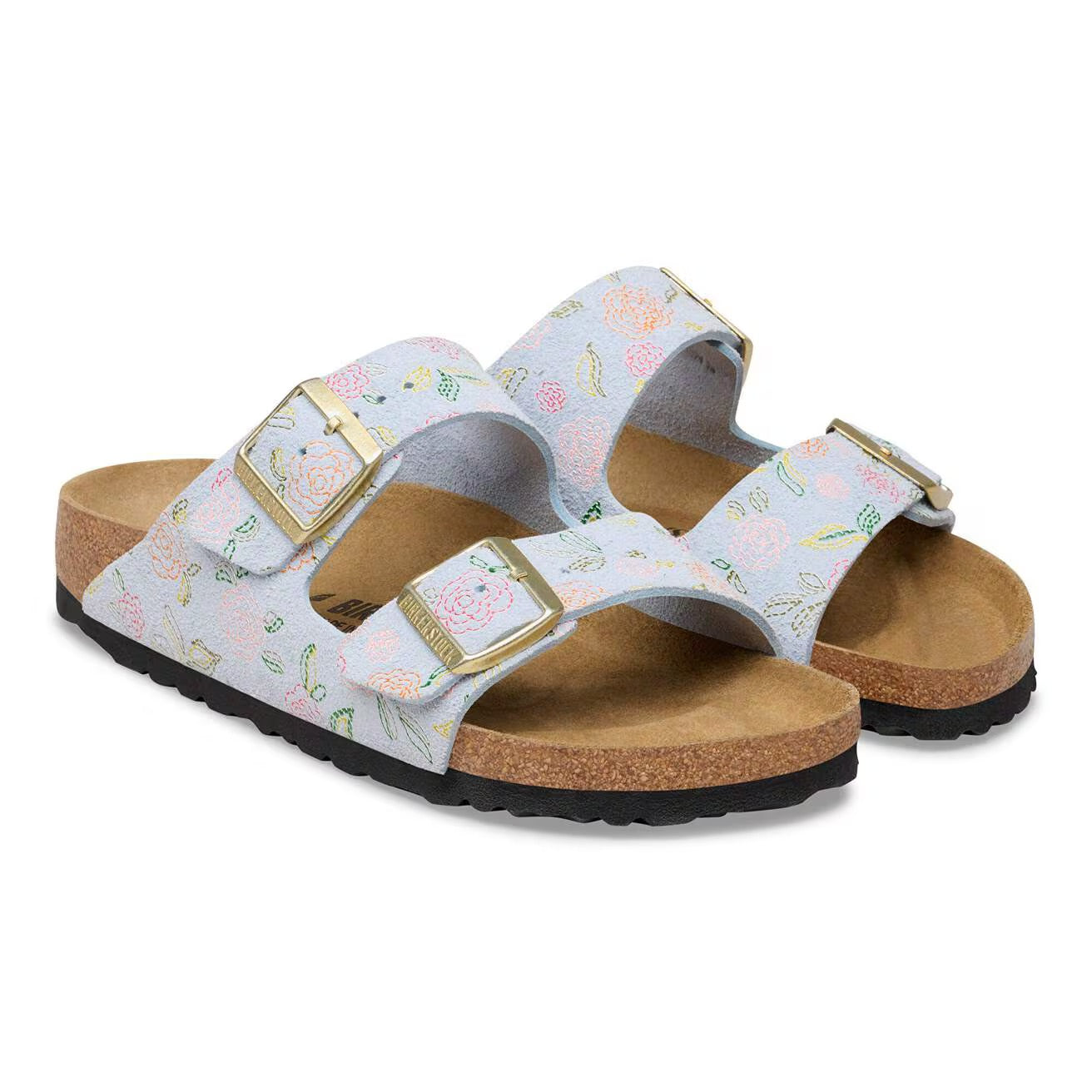 Arizona Flowers (Baby Blue) pair
