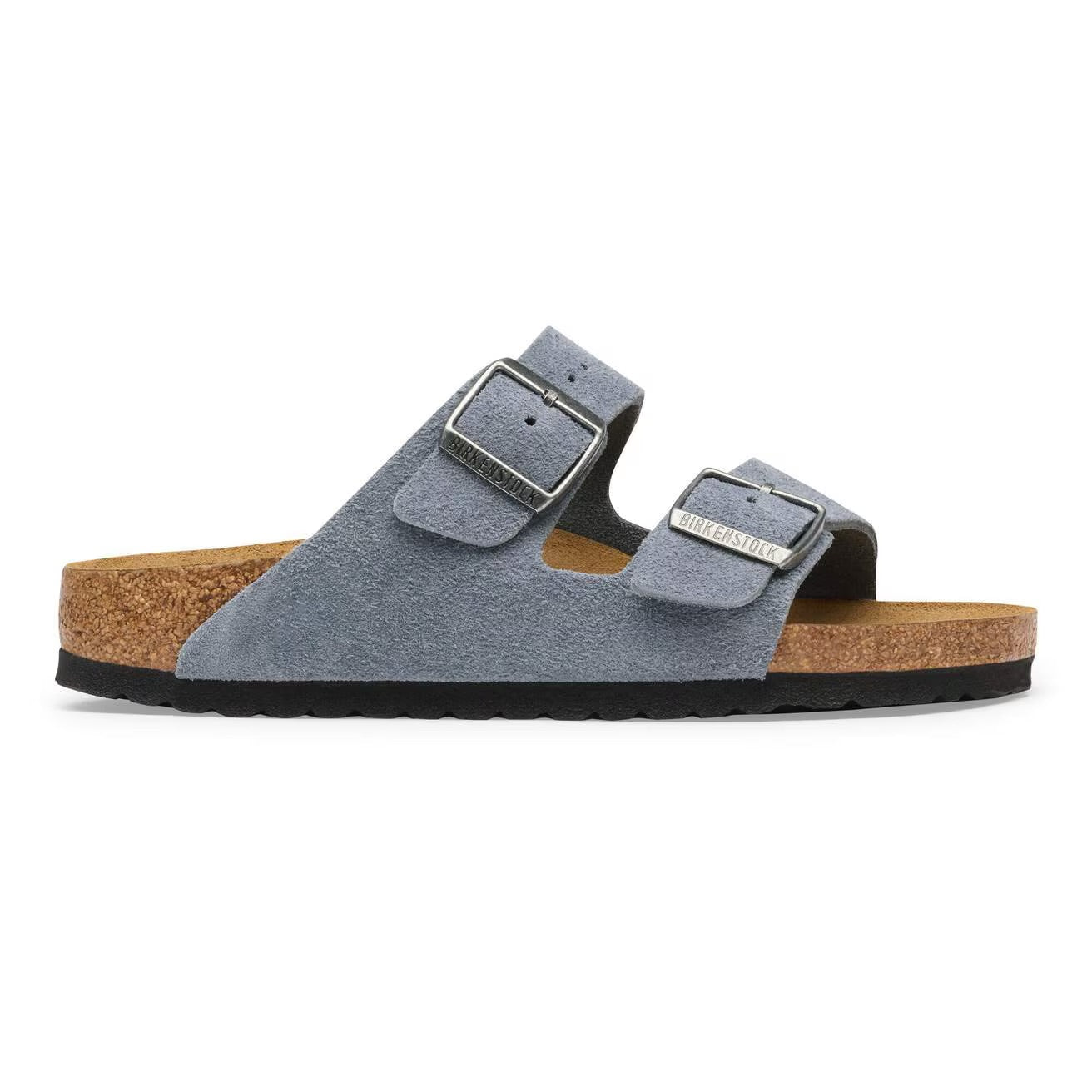 Women's Arizona Suede (Stone Blue) side