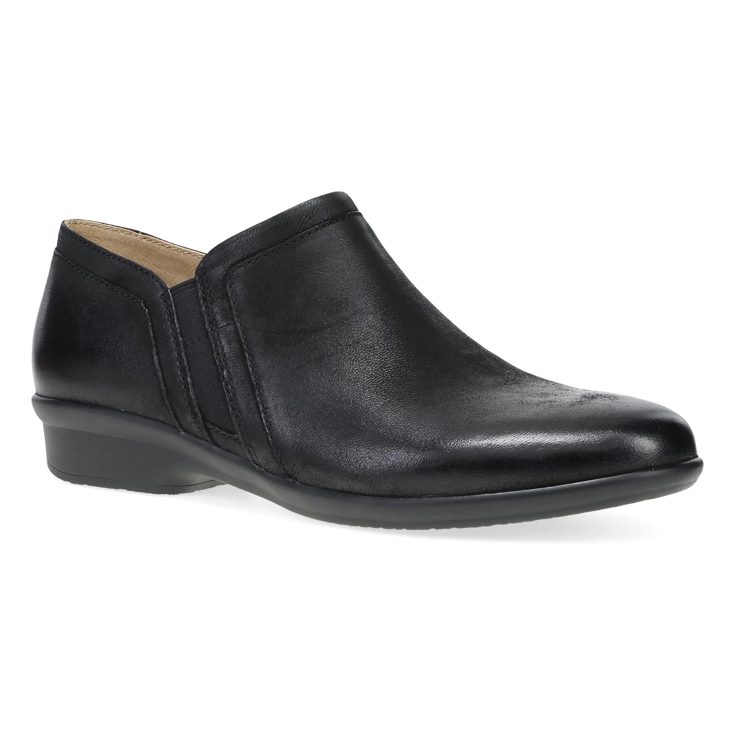 Cheryl (Black Burnished Nubuck) side