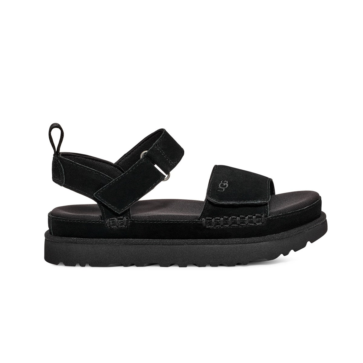 Goldenstar sandal black side view