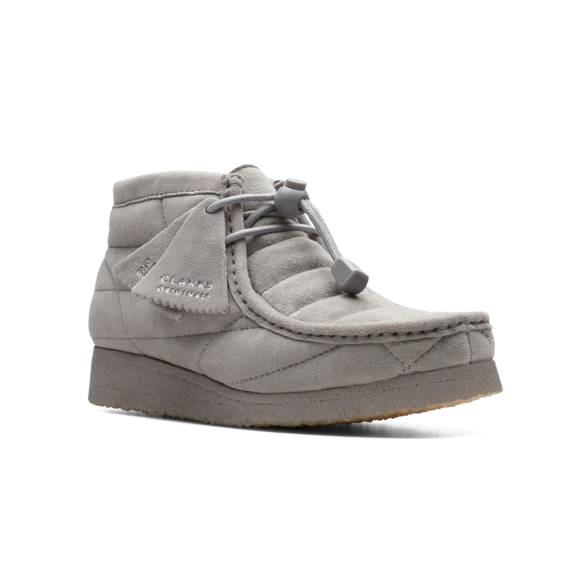 Wallabee Boot (Grey Suede)