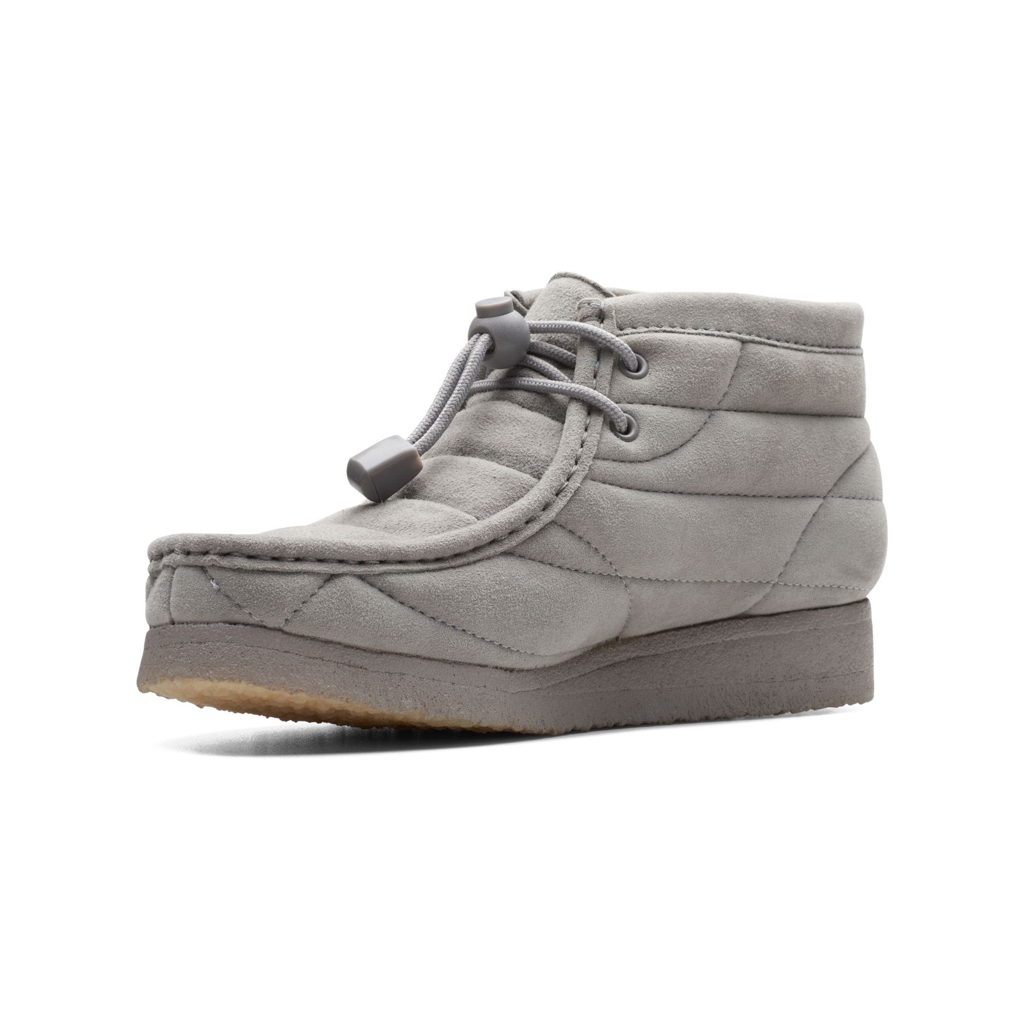 Wallabee Boot (Grey Suede)