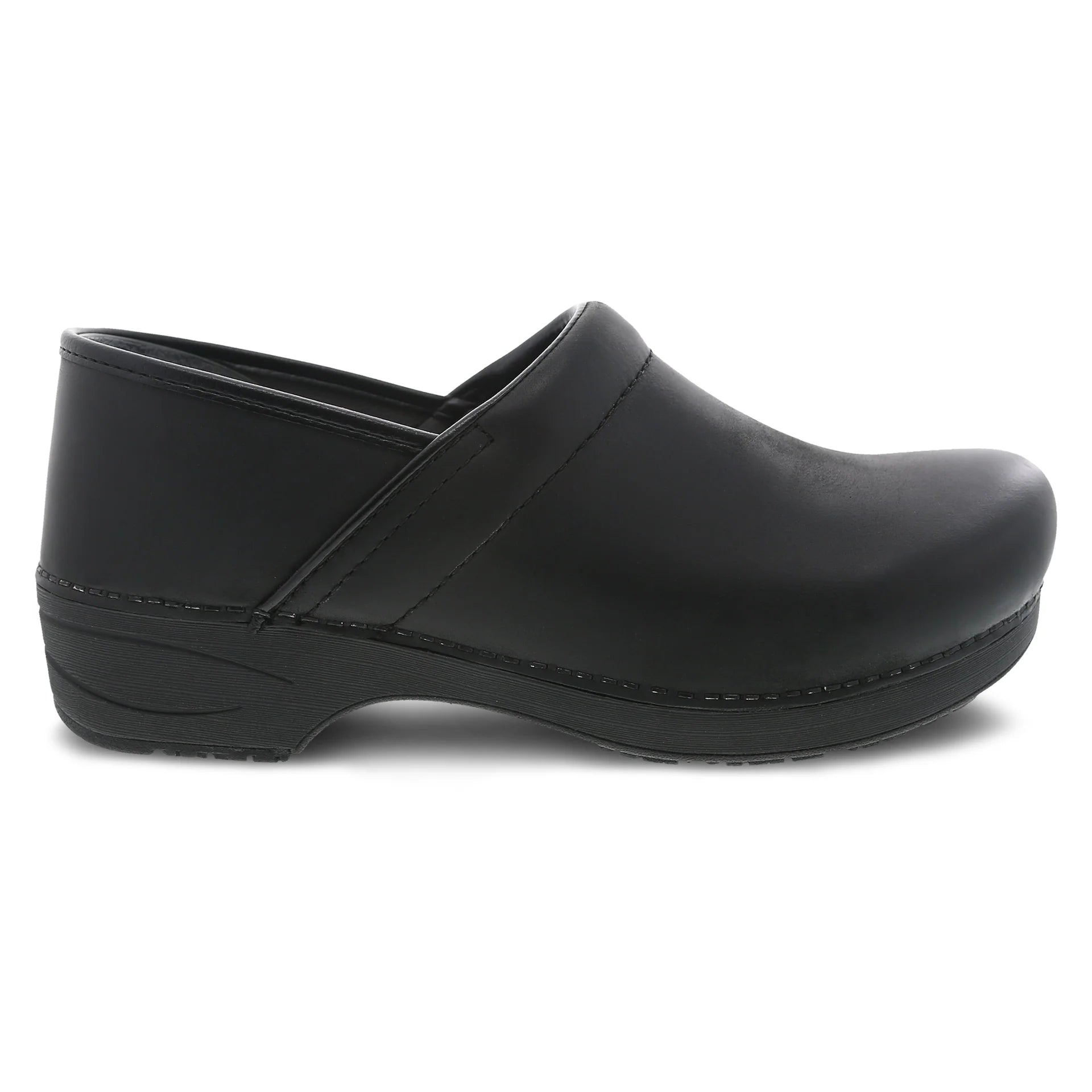 performance clog in black burnished nubuck