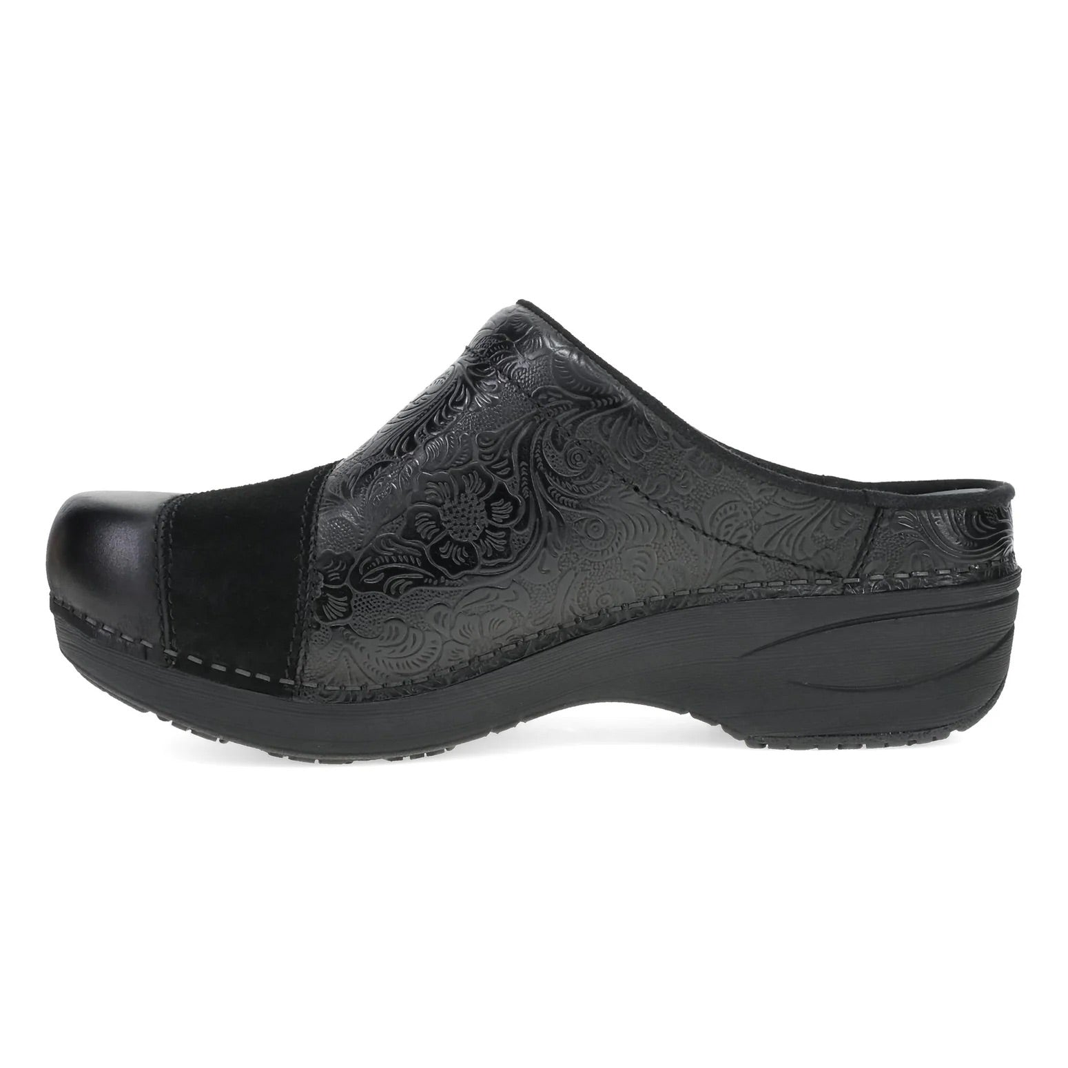 Zinnia Clog (Black Multi) other side