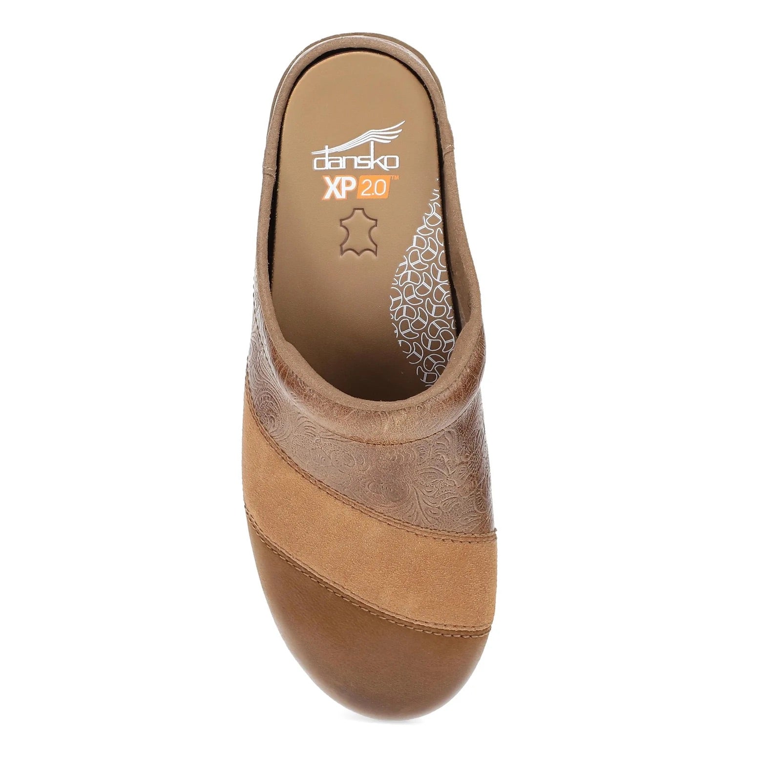Zinnia Clog (Tan Multi) top