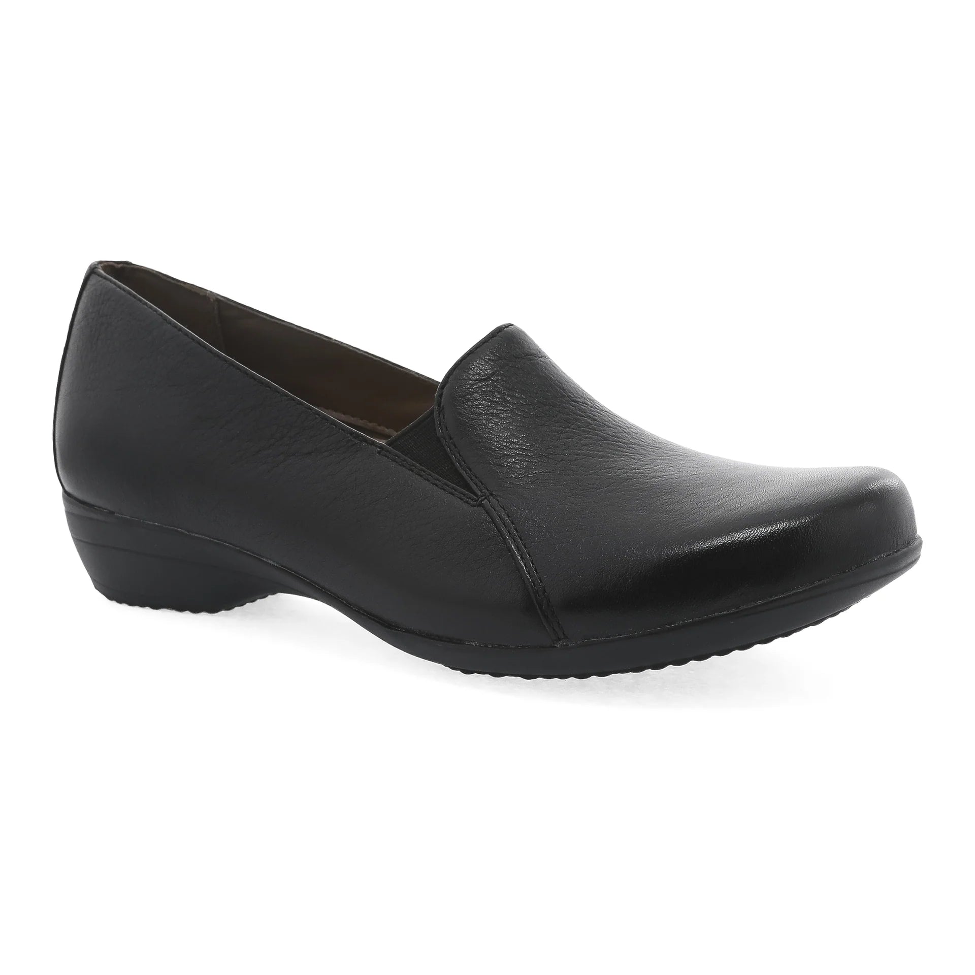 Farah Black Milled Nappa slip-on loafer