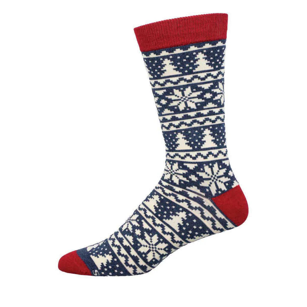 Men's Christmas Fair Isle (Blue Heather)