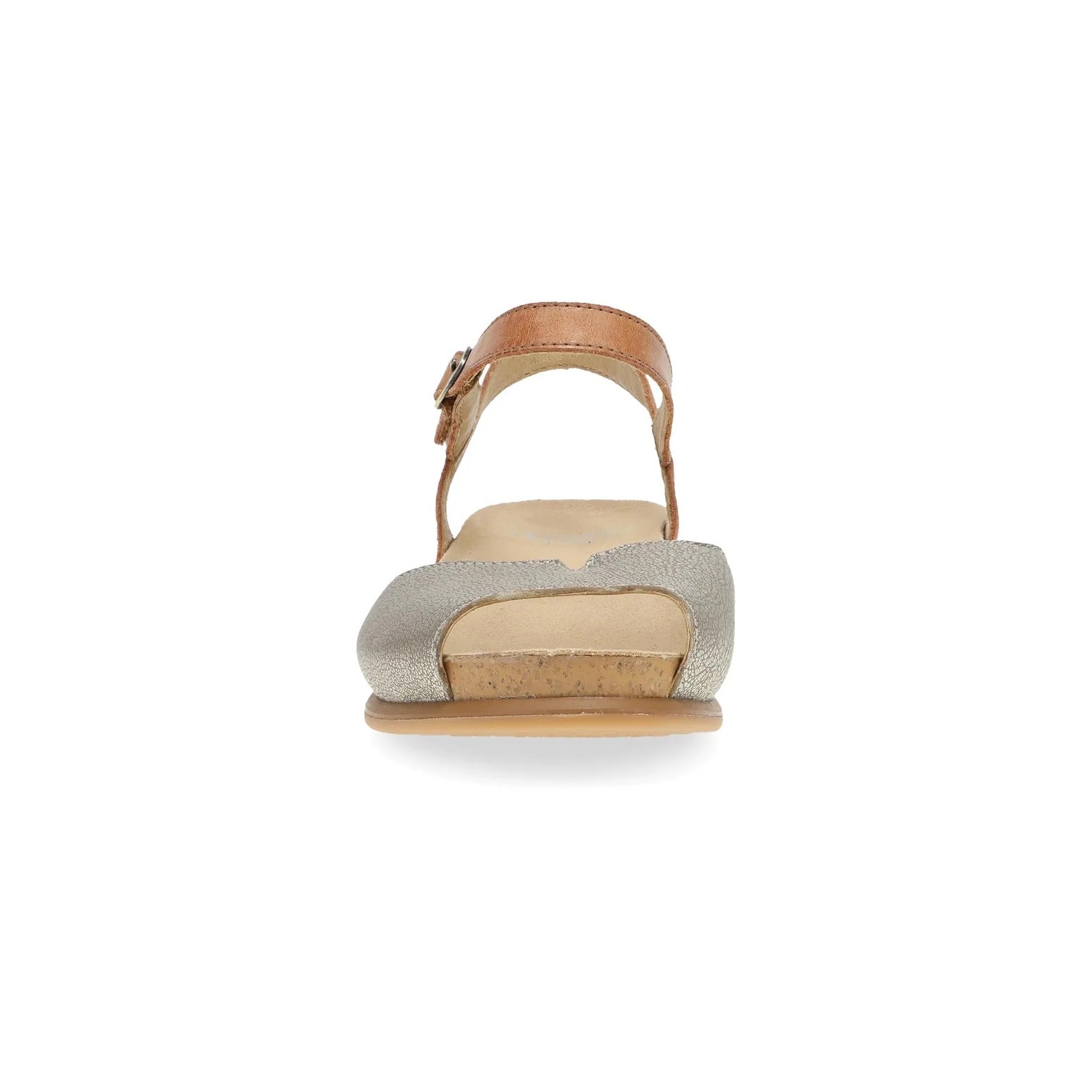 Cass (Platino/Tan Leather) front
