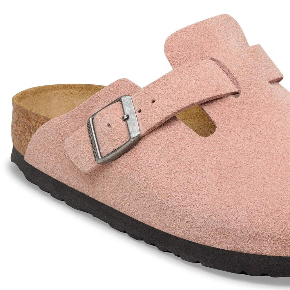 Women's Boston (Pink Clay Suede) details