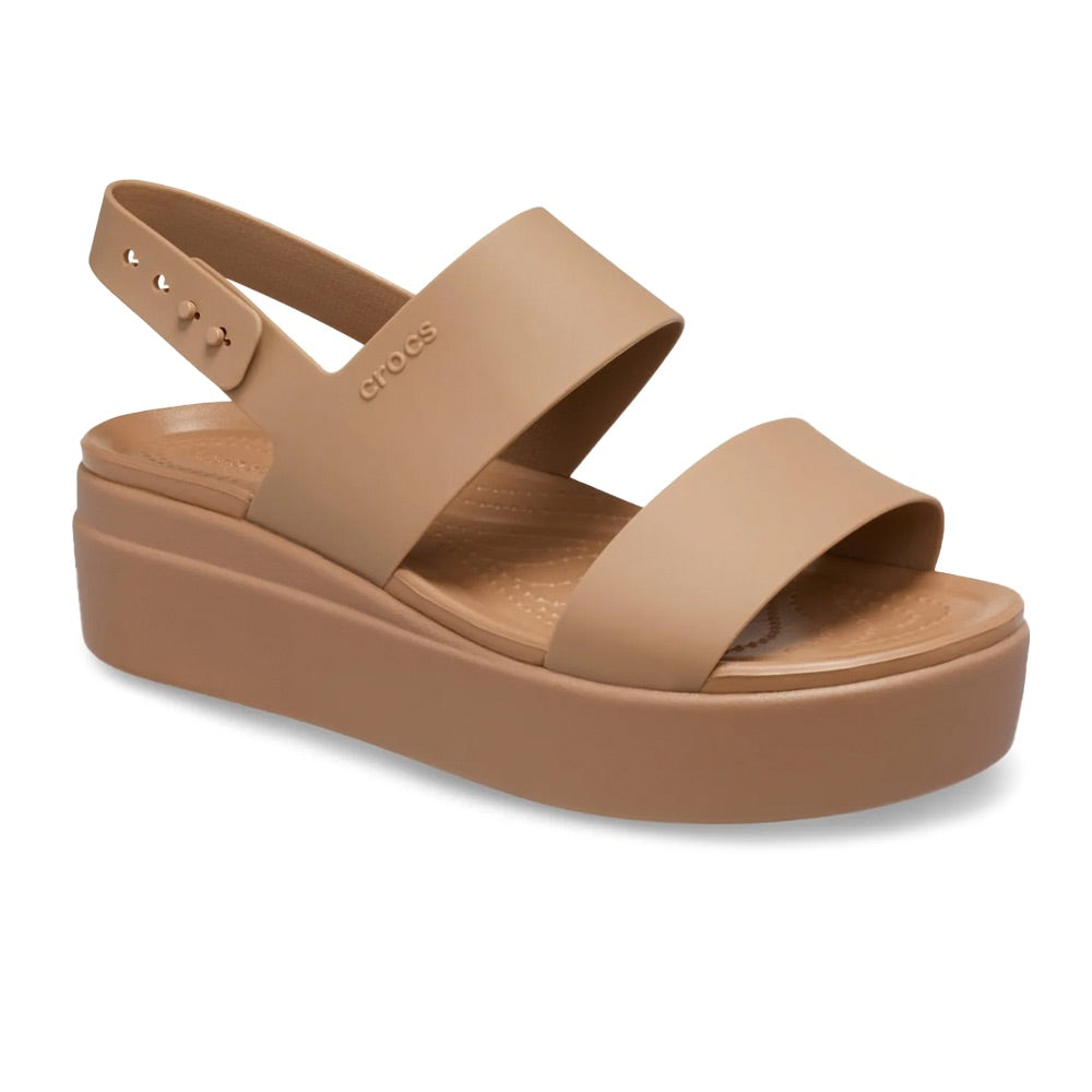 Women's Brooklyn Low Wedge (Milk Chocolate) front side