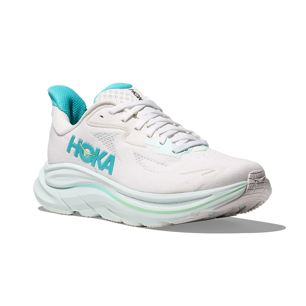 Clifton 10 (White/Ceilo Blue) front side