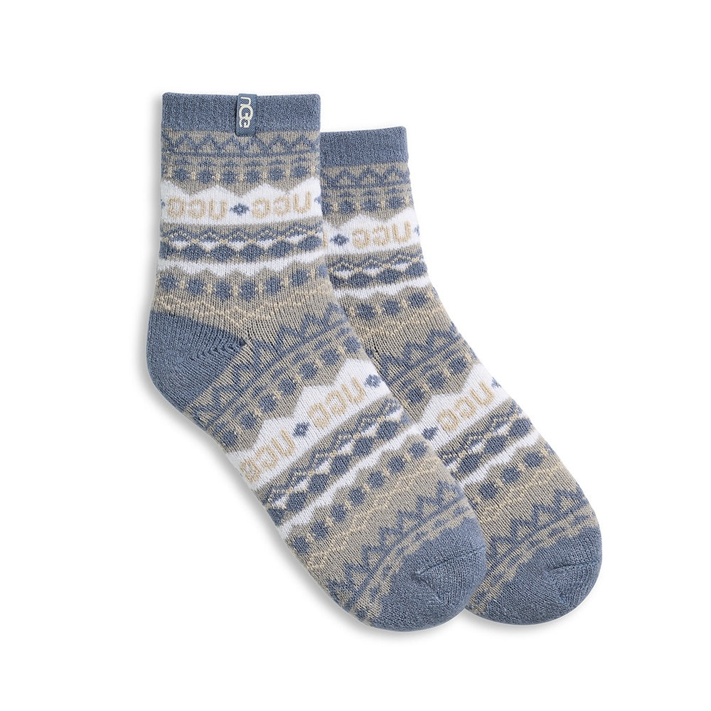 Cressida Cozy Quarter Sock_Greh Heather Multi