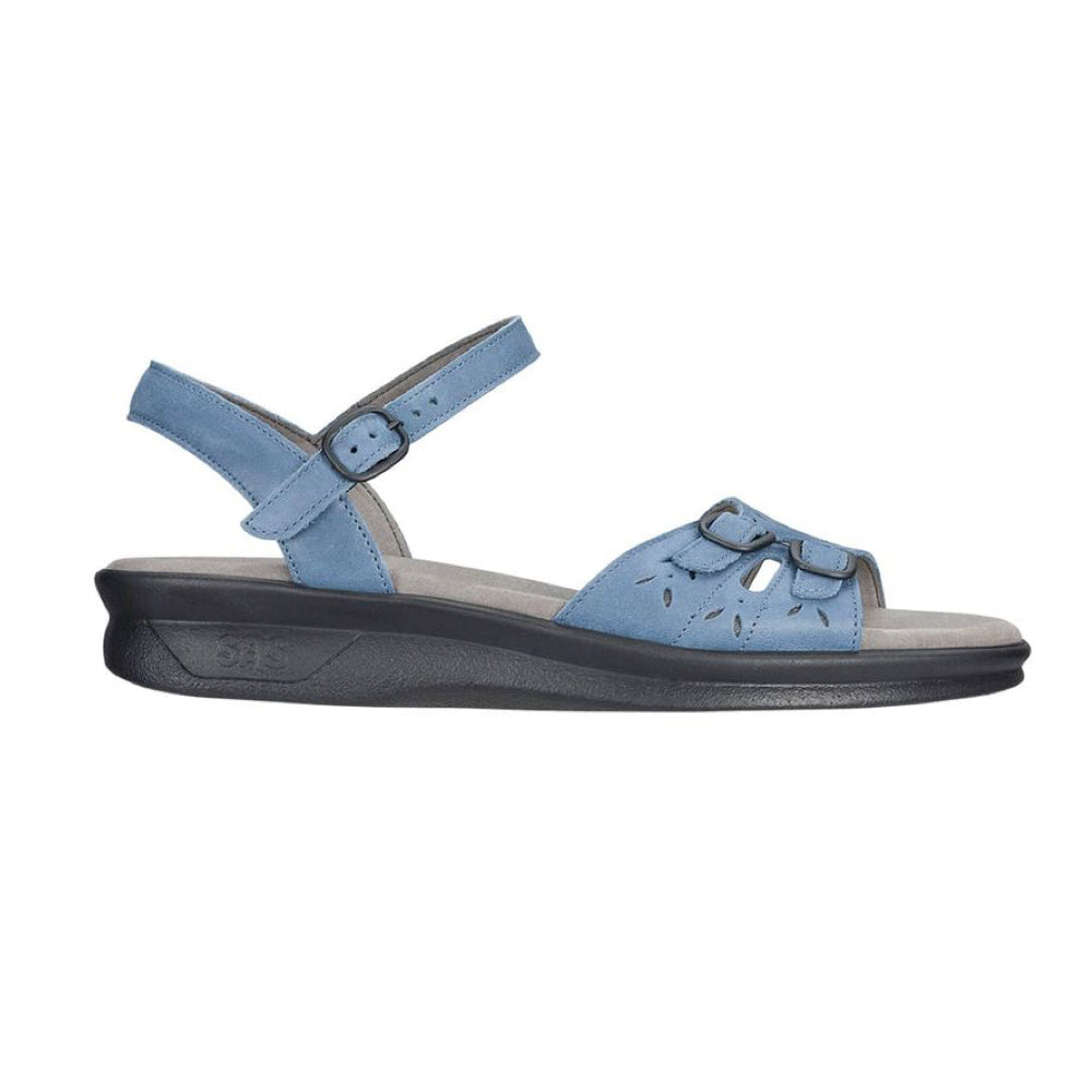 SAS Duo Quarter Strap Sandal in Denim