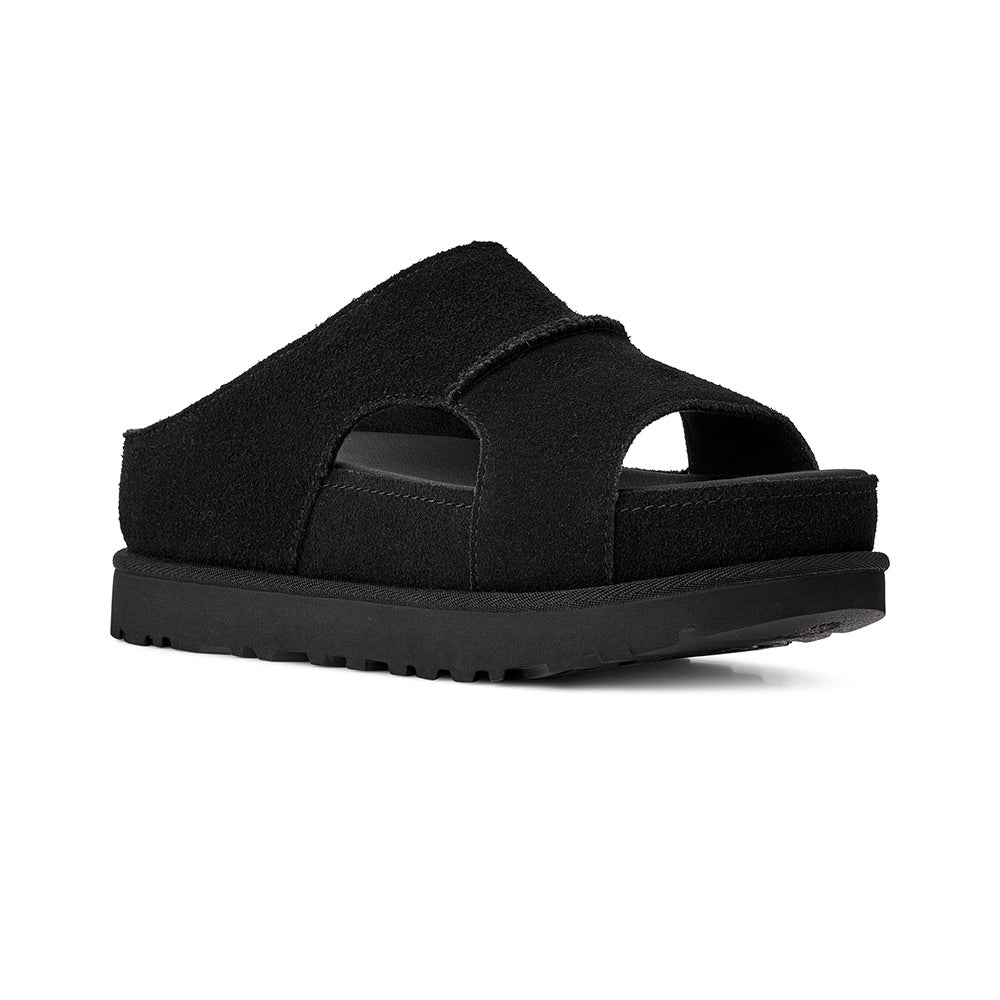 Women's Goldenstar Hi Cutout Slide (Black) front