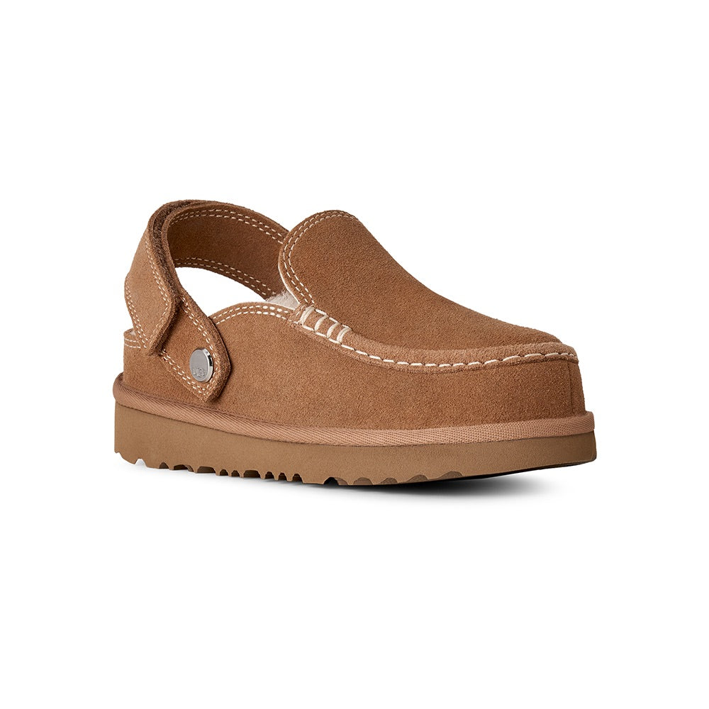 Kid's Goldenstar Clog Evelina (Chestnut) front side