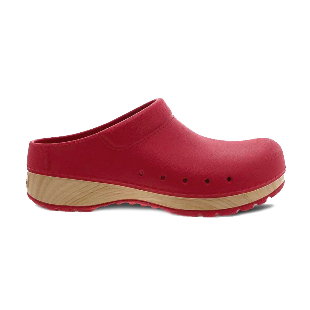 Kane Red clog mule