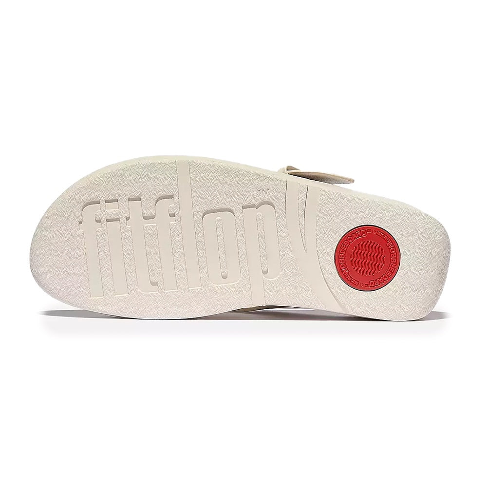 Lulu Resin Buckle Toe-Post (Paris Beige) sole