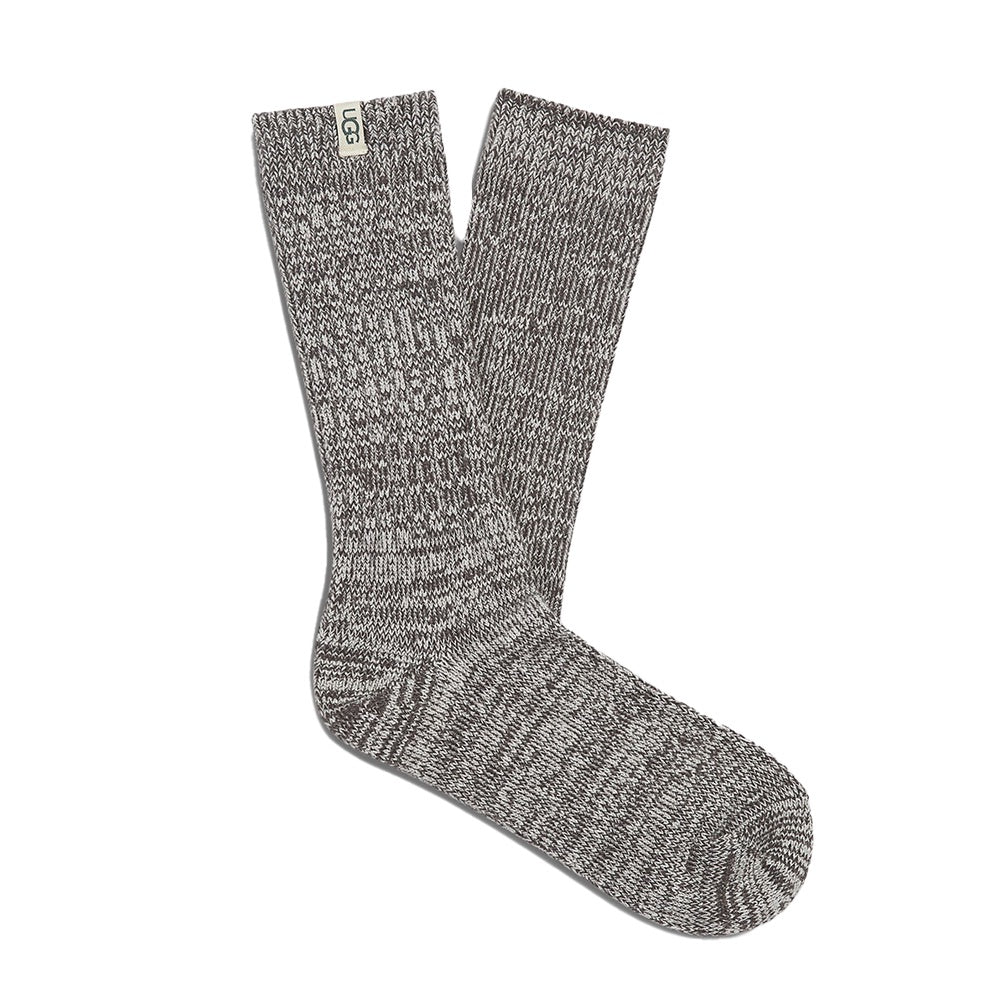 Rib Knit Slouchy Crew Sock (Nightfall)