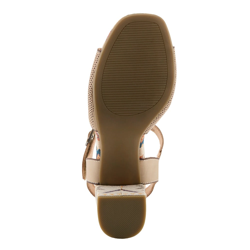 Sassyclass (Beige Multi) sole