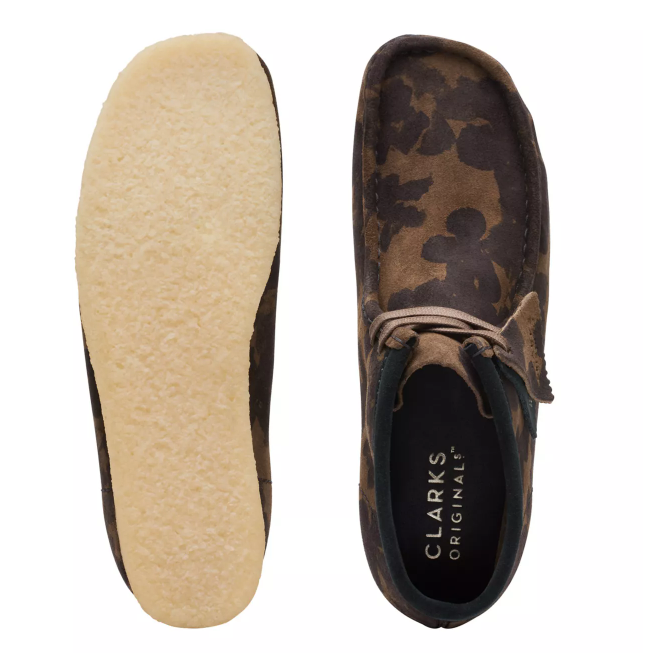 Wallabee Boot (Black/Khali Floral)