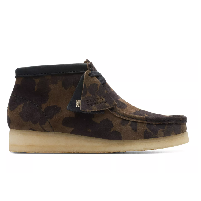 Wallabee Boot (Black/Khali Floral)