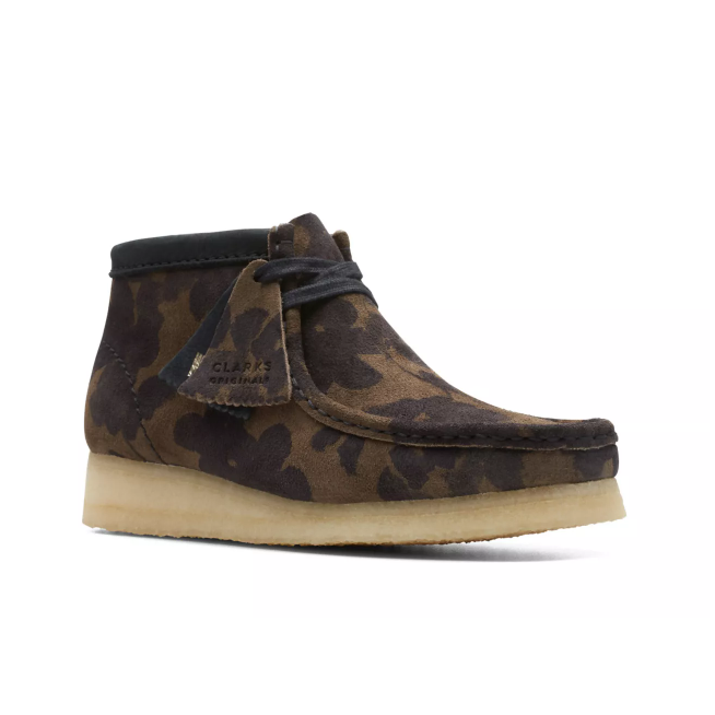 Wallabee Boot (Black/Khali Floral)