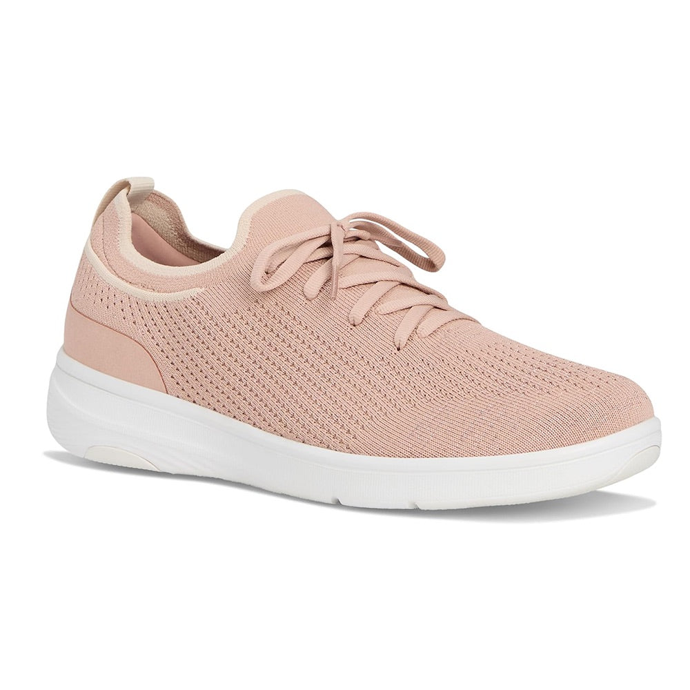 Super-Q Knit Laced (Beige Buff/Rose Gold) front side