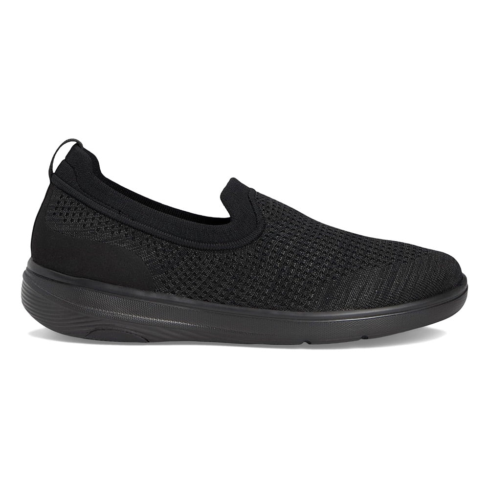 Super-Q Knit Slip On (All Black) side