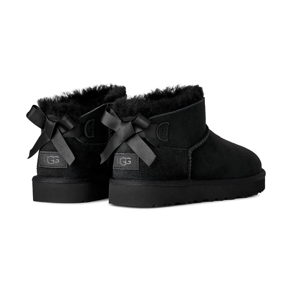 Ultra Mini Bailey Bow (Black) back