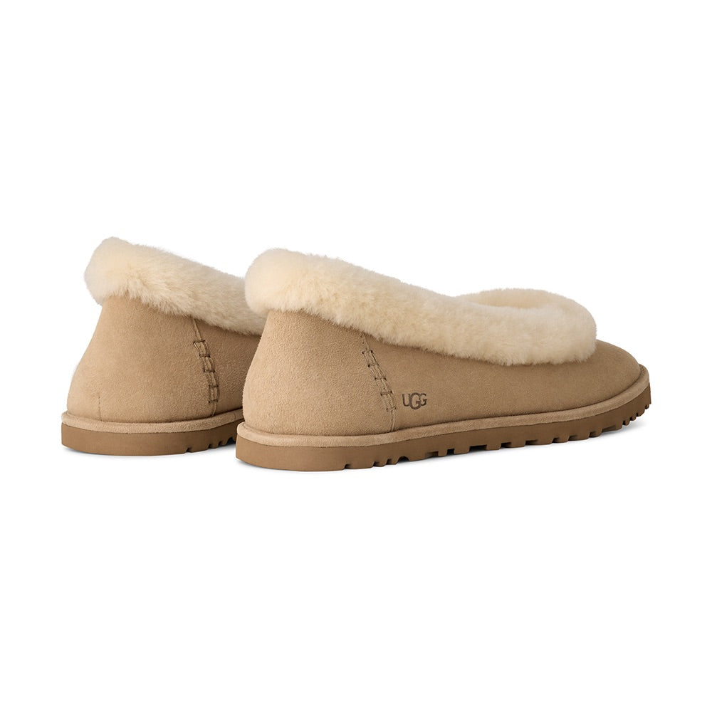 Women's Zora Ballet Flat (Sand) back